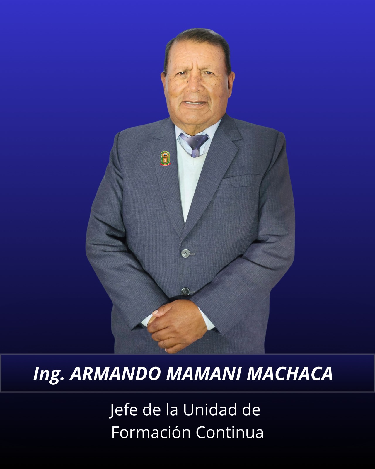 Ing. Armando Mamani Machaca